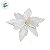 Poinsétia Decorativa - Branco com Glitter - 41,5cm - 1 unidade - Cromus - Rizzo - Imagem 2