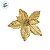 Poinsétia Decorativa - Ouro - 46cm - 1 unidade - Cromus - Rizzo - Imagem 2