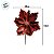 Poinsétia Decorativa - Magnolia  - Marfim Veludo - 42cm - 1 unidade - Cromus - Rizzo - Imagem 3