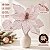 Poinsétia Decorativa -  Rosa Claro com Glitter - 42cm - 1 unidade - Cromus - Rizzo - Imagem 4