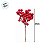 Galho Decorativo de Natal - Azevinho Vermelho - 24cm - 1 unidade - Cromus - Rizzo - Imagem 3