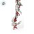 Galho Decorativo de Natal - Vermelho - 1,35m  - 1 unidade - Cromus - Rizzo - Imagem 3