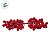 Galho Decorativo de Natal - Berry Veludo - Borgonha - 59cm - 1 unidade - Cromus - Rizzo - Imagem 2