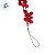 Galho Decorativo de Natal - Borgonha com Poa Veludo - 1,2m  - 1 unidade - Cromus - Rizzo - Imagem 3