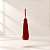 Tassel Decorativo Artesanal - Vermelho - 15cm  - 1 unidade - Cromus - Rizzo - Imagem 1