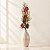 Galho Decorativo de Natal - Azevinho Vermelho e Verde - 63cm  - 1 unidade - Cromus - Rizzo - Imagem 1