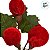 Mini Galho Decorativo com Bolinhas - Vermelho e Marrom - 11x20cm - 1 unidade - Cromus - Rizzo - Imagem 2