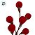 Galho Decorativo com Bolinhas - Vermelho e Marrom - 10x47cm - 1 unidade - Cromus - Rizzo - Imagem 2