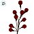 Galho Decorativo com Bolinhas - Vermelho e Marrom - 10x47cm - 1 unidade - Cromus - Rizzo - Imagem 4