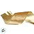 Fita Aramada Decorativa de Natal - Veludo Ouro - 10cm x 4,57m - 1 unidade - Cromus - Rizzo - Imagem 2