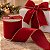 Fita Aramada Decorativa de Natal - Veludo Vermelho - 10cm x 4,57m - 1 unidade - Cromus - Rizzo - Imagem 1