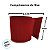 Fita Aramada Decorativa de Natal - Veludo Vermelho - 10cm x 4,57m - 1 unidade - Cromus - Rizzo - Imagem 3