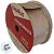 Fita Aramada Decorativa de Natal - Veludo Bege e Ouro - 6,3cm x 9,14m - 1 unidade - Cromus - Rizzo - Imagem 2