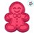 Cortador + Carimbo - Boneco Gingerbread - Ref. 1089 - 7x5,5cm - 1 unidade - RR Cortadores - Rizzo - Imagem 4