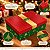 Caixa para Presente Retangular - Feliz Natal - Vermelho - M 21x27cm - 10 unidades - Regina - Rizzo - Imagem 4
