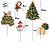 Topo de Bolo - Natal - 6 unidades - Regina - Rizzo - Imagem 3