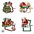Tag com Cordão para Presente - Natal - 7cm - 4 unidades - Regina - Rizzo - Imagem 2