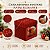 Caixa para Mini Panetone com Visor - Natal Elegance - Vermelho - 11,5x11,5cm - 10 unidades - Regina - Rizzo - Imagem 5