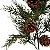 Galho Decorativo de Natal - Pinha e Folhas - 50x30x7cm - 1 unidade - Cromus - Rizzo - Imagem 5