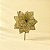 Poinsétia Decorativa - Ouro - 13cm - 1 unidade - Cromus - Rizzo - Imagem 1