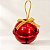 Enfeite Para Pendurar de Natal - Guizo Vermelho - 8cm - 1 unidade - Rizzo - Imagem 1