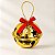 Enfeite Para Pendurar de Natal - Guizo Dourado - 8cm - 1 unidade - Rizzo - Imagem 1