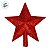 Topo de Árvore Ponteira - Estrela Glitter - Vermelha - 20cm - 1 unidade - Rizzo - Imagem 2