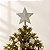 Topo de Árvore Ponteira - Estrela Glitter - Prata - 20cm - 1 unidade - Rizzo - Imagem 4