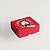 Caixa para 4 Doces - Memorias - Vermelho - 8x8x4cm - 10 unidades - Cromus - Rizzo - Imagem 1