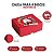 Caixa para 4 Doces - Memorias - Vermelho - 8x8x4cm - 10 unidades - Cromus - Rizzo - Imagem 4