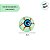 Enfeite Decorativo Halloween - Olhos Verdes - Azul - 6 unidades - Rizzo - Imagem 3