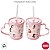 Caneca com Canudo e Tampa - Princesas - 360ml - Disney Original - 1 unidade - Plasútil - Rizzo - Imagem 4