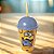 Copo com Tampa e Canudo - Minions - Mod. 2 - 280ml - 1 unidade - Plasútil - Rizzo - Imagem 1