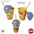 Copo com Tampa e Canudo - Minions - Mod. 2 - 280ml - 1 unidade - Plasútil - Rizzo - Imagem 2