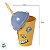 Copo com Tampa e Canudo - Minions - Mod. 2 - 280ml - 1 unidade - Plasútil - Rizzo - Imagem 3