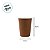 Copo de Papel - Marrom Liso - 270ml - 10 unidades - Rizzo - Imagem 4