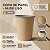 Copo de Papel - Nude Liso - 270ml - 10 unidades - Rizzo - Imagem 2