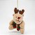 Enfeite para Pendurar de Natal - Rena de Pelúcia - 8x10x6cm - 1 unidade - Rizzo - Imagem 1
