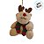 Enfeite para Pendurar de Natal - Rena de Pelúcia - 8x10x6cm - 1 unidade - Rizzo - Imagem 4