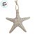 Enfeite Decorativo Para Pendurar em Resina - Estrela do Mar - Branca - 15x15x3cm - 1 unidade - Rizzo - Imagem 2
