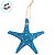 Enfeite Decorativo Para Pendurar em Resina - Estrela do Mar - Azul - 15x15x3cm - 1 unidade - Rizzo - Imagem 2