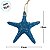Enfeite Decorativo Para Pendurar em Resina - Estrela do Mar - Azul - 15x15x3cm - 1 unidade - Rizzo - Imagem 4