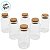 Mini Potinho de Vidro com Rolha - 30ml - 12 unidades - Rizzo - Imagem 2