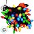 Cordão de LED Cluster Luz Quente com Fio Verde 100 Leds Coloridos - 8 Funções - 9,9m Bivolt - 1 unidade - Cromus - Rizzo - Imagem 5