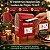 Enfeite Decorativo de Natal - Caixa de Correio - Vermelho e Branco - 15x24x13cm - 1 unidade - Cromus - Rizzo - Imagem 2