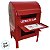 Enfeite Decorativo de Natal - Caixa de Correio - Vermelho e Branco - 15x24x13cm - 1 unidade - Cromus - Rizzo - Imagem 5