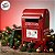 Enfeite Decorativo de Natal - Caixa de Correio - Vermelho e Branco - 15x24x13cm - 1 unidade - Cromus - Rizzo - Imagem 7
