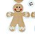Guardanapo de Papel Natalino - Biscoito Gingerbread - 32,5x32,5cm - 20 unidades - Cromus - Rizzo - Imagem 4