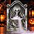 Enfeite Decorativo de Halloween - Lapide Solta Fumaça - 55cm - 1 unidade - Cromus - Rizzo - Imagem 1