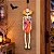 Enfeite Decorativo de Halloween para Pendurar - Esqueleto com Prancha de Surf - 42cm - 1 unidade - Cromus - Rizzo - Imagem 1